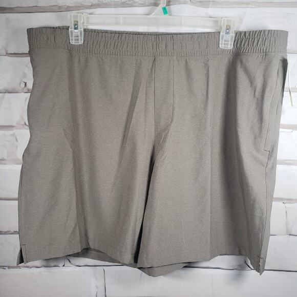 NWT Mens All in Motion 8 inch Everyday Shorts size XXL,  Brown - Picture 1 of 8